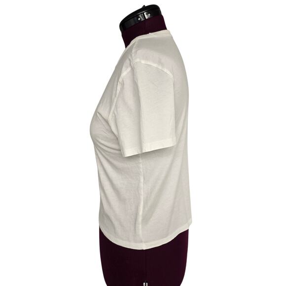 Women's LOFT City of Love Eiffel Tower Cropped Tee | Size Medium - Picture 2 of 7